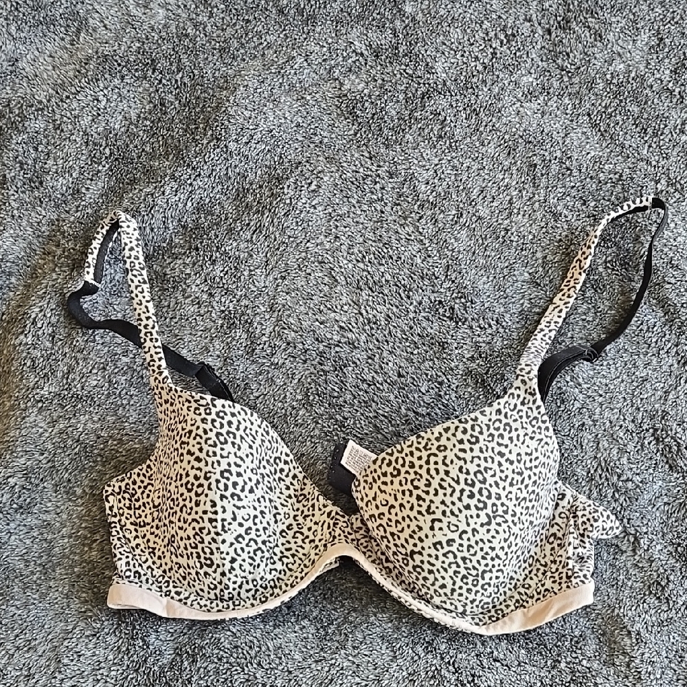 Leopard Print Women's Bra